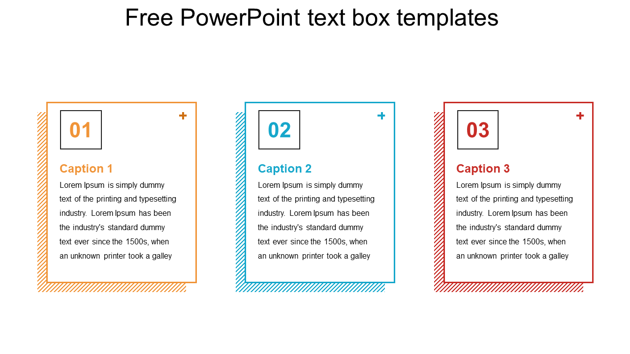 free powerpoint text box templates